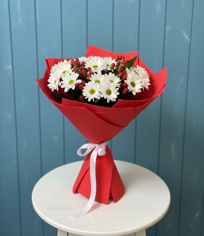 Букет цветов из: Хризантемы в Кургане