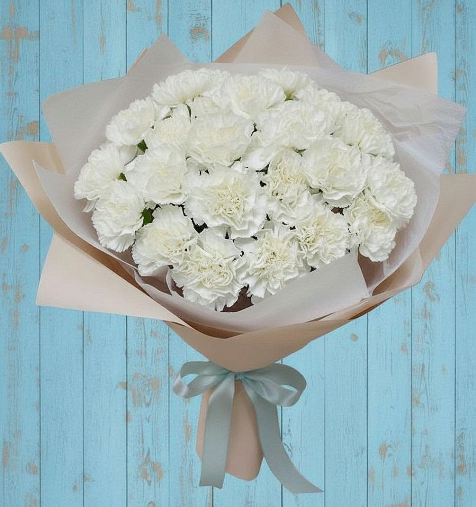 Букет цветов из: Гвоздики в Кургане