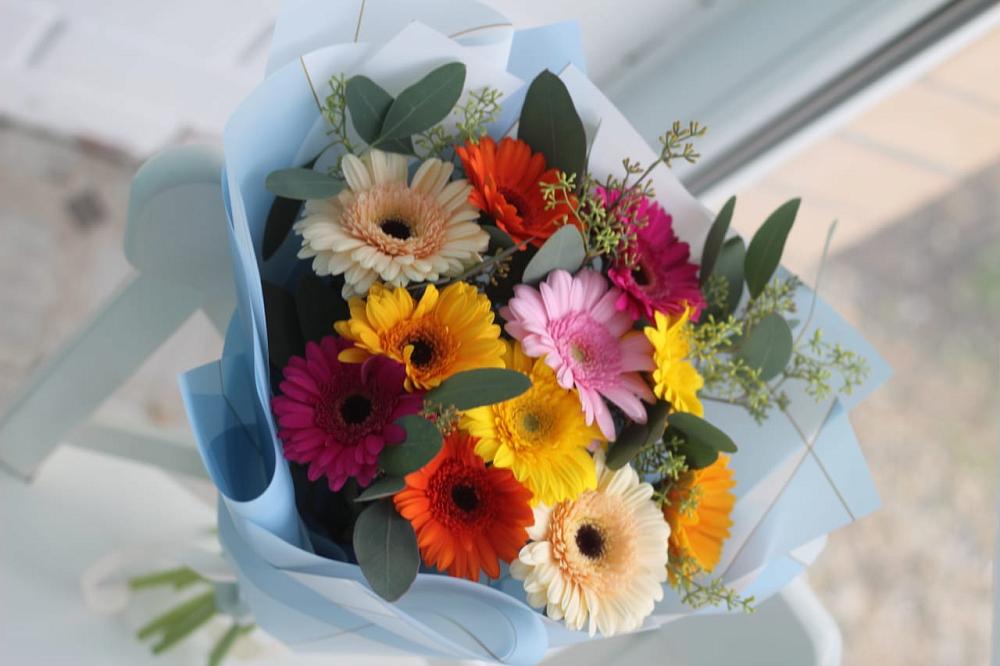 Букет цветов из: Герберы в Кургане