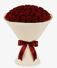 Букет 101 Бордовая роза Блэк Бакарра в Кургане