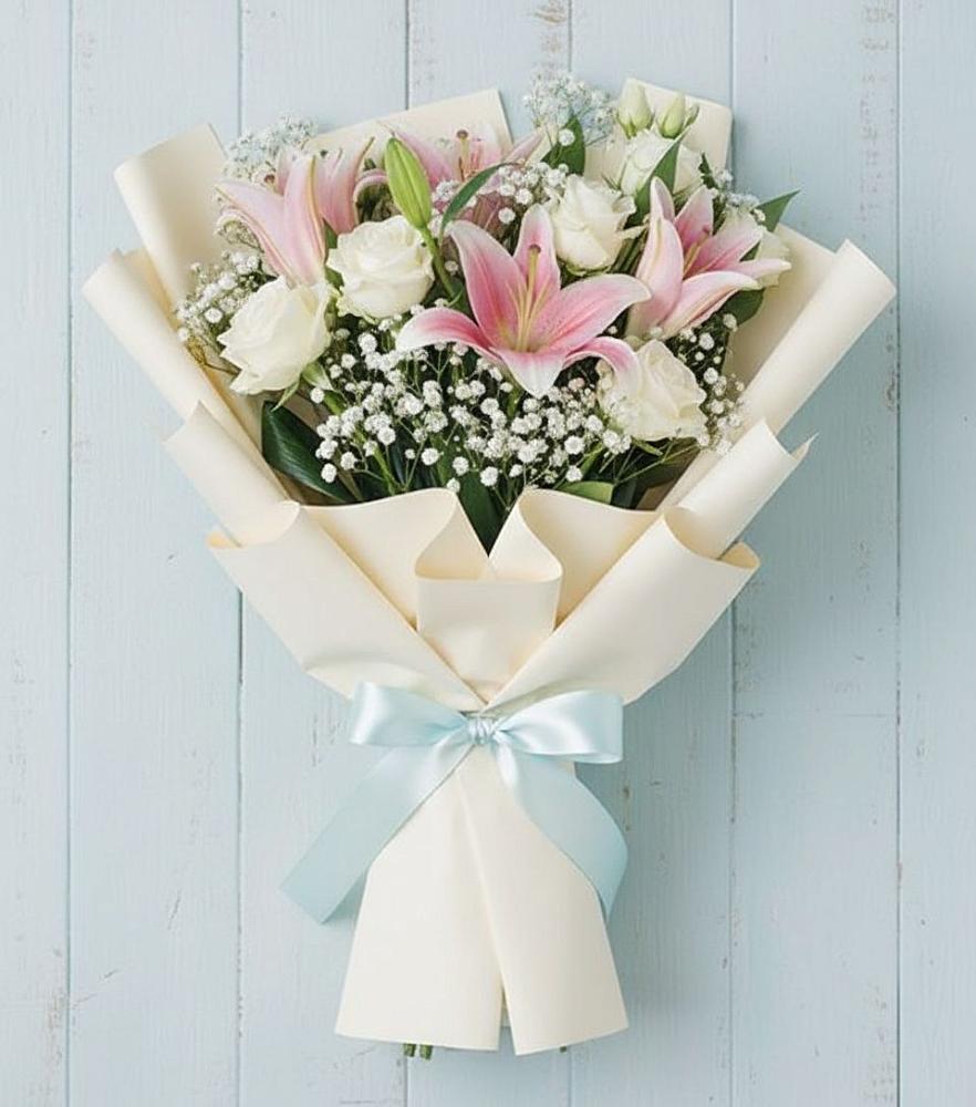 Букет цветов из: Лилии в Кургане