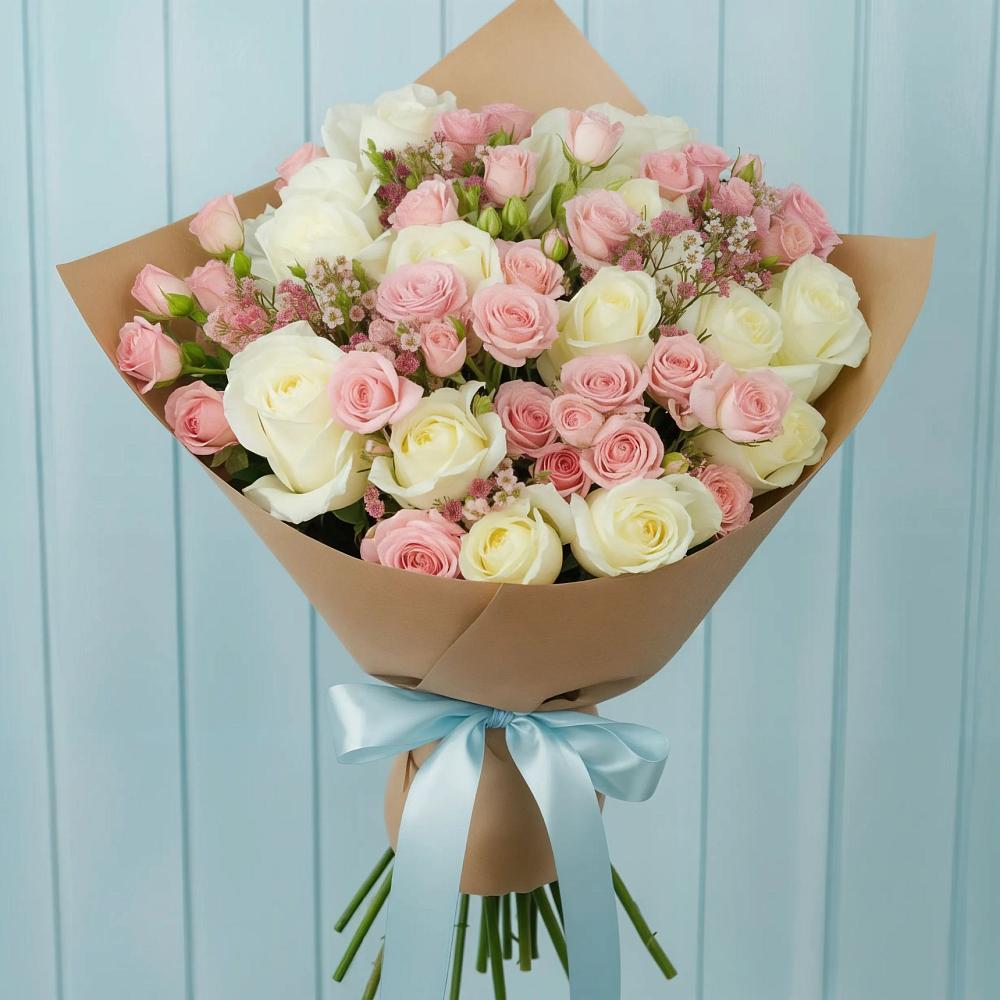 Букет цветов из: Розы в Кургане