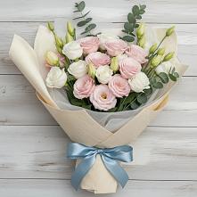 Букет цветов из:  Лизиантусы #REPLACE_PRED# Кургане