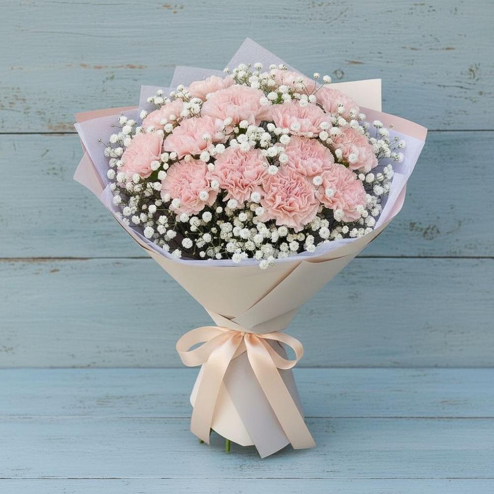 Букет цветов из: Гвоздики в Кургане