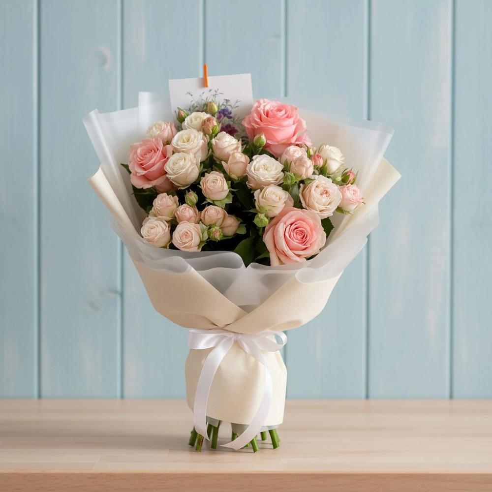 Букет цветов из: Розы в Кургане