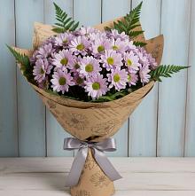 Букет цветов из:  Хризантемы #REPLACE_PRED# Кургане