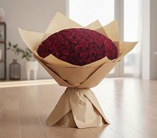 Букет 101 Красная роза в Кургане