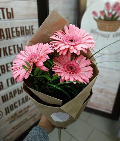 Букет цветов из: Герберы в Кургане