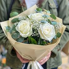 Букет Нежные грёзы в Кургане Букет цветов из: Розы в Кургане