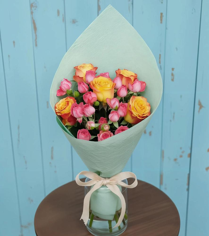 Букет цветов из: Розы в Кургане