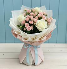 Букет цветов из:  Розы в Кургане