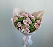 Букет цветов из:  Розы и Хризантемы в Кургане