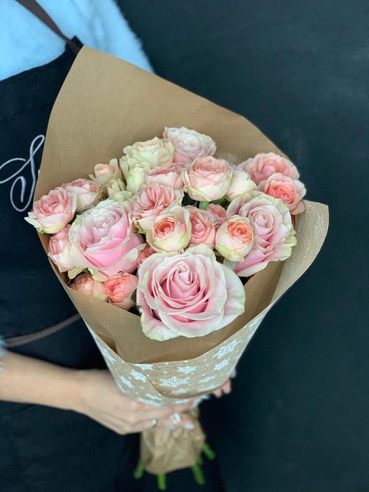 Букет цветов из: Хризантемы и Розы в Кургане