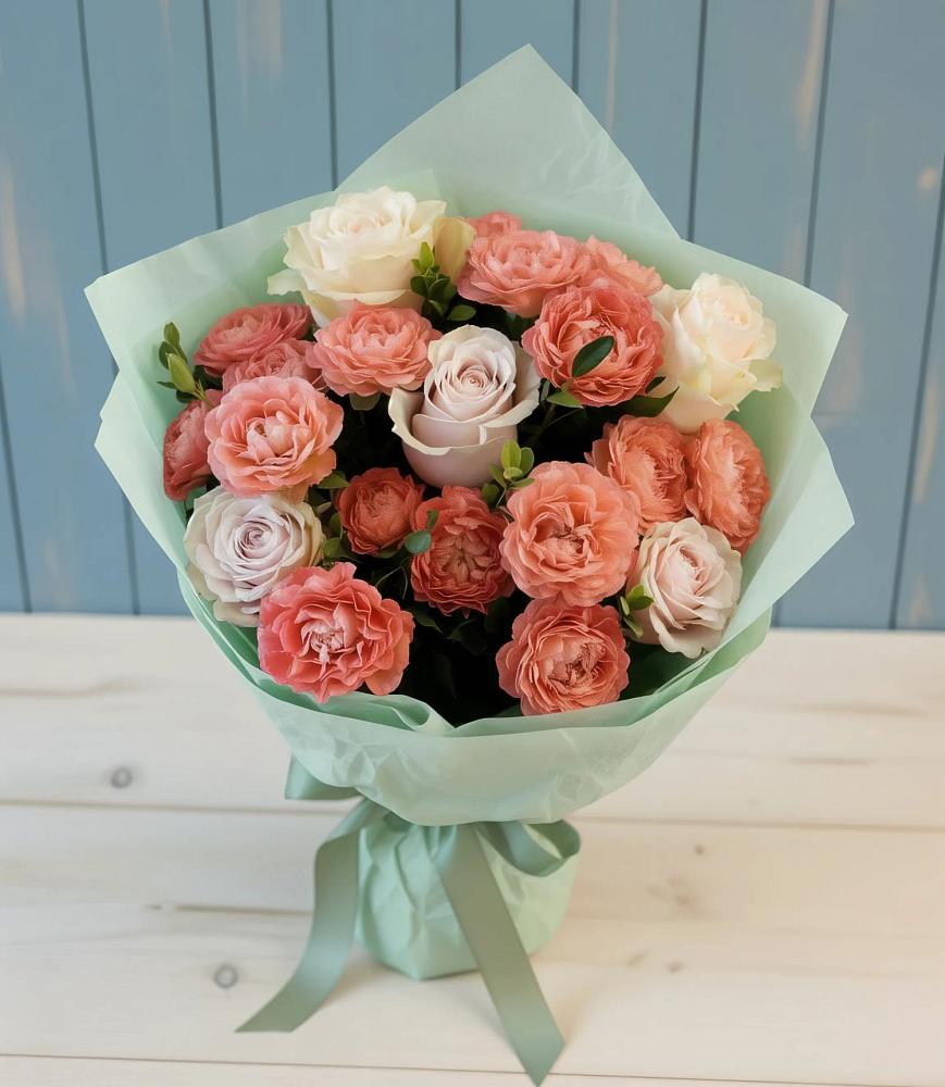 Букет цветов из: Розы в Кургане