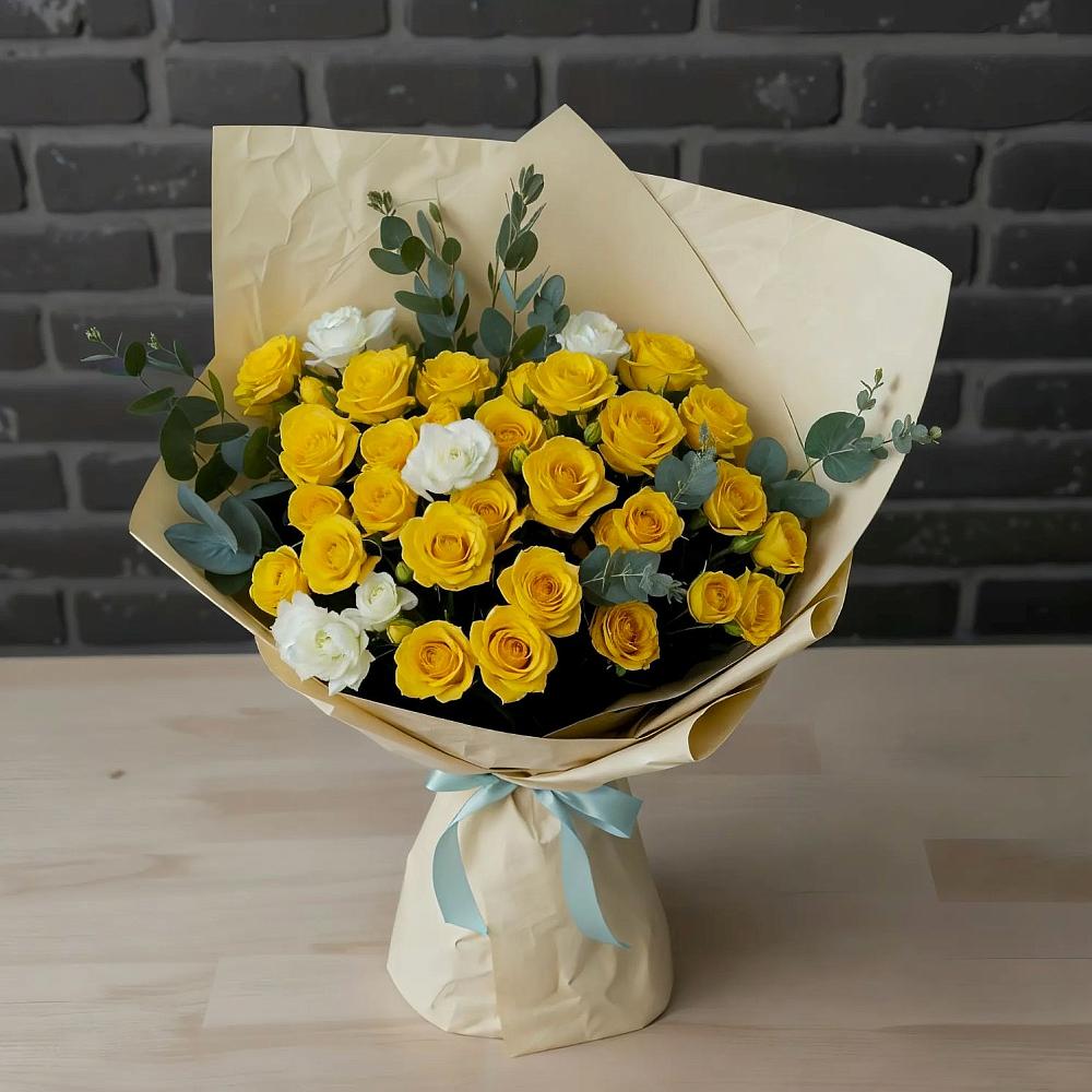 Букет цветов из: Розы в Кургане