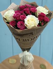 Букет цветов из:  Розы в Кургане