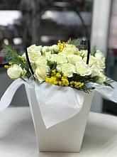 Цветочная композиция из Розы  в Кургане