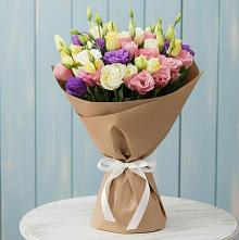 Букет цветов из:  Лизиантусы в Кургане