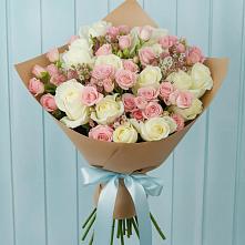 Букет цветов из:  Розы в Кургане