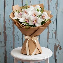 Букет цветов из:  Орхидеи и Розы #REPLACE_PRED# Кургане